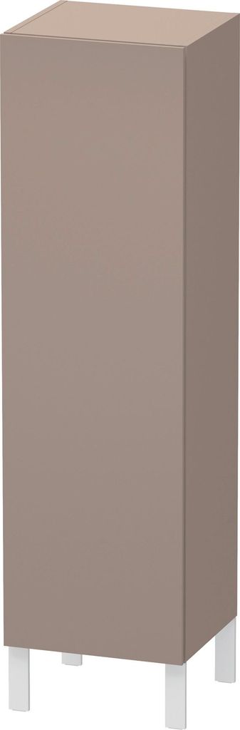 Halbhochschrank L-CUBE INDIVIDUAL 250/500x200/363x901/1320mm Ans re bas ma Anschlag rechts basalt matt