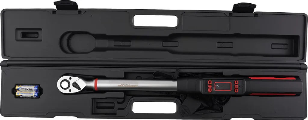 Clé à cliquet dynamométrique digitale LCD 1/2 200Nm pour auto et moto
