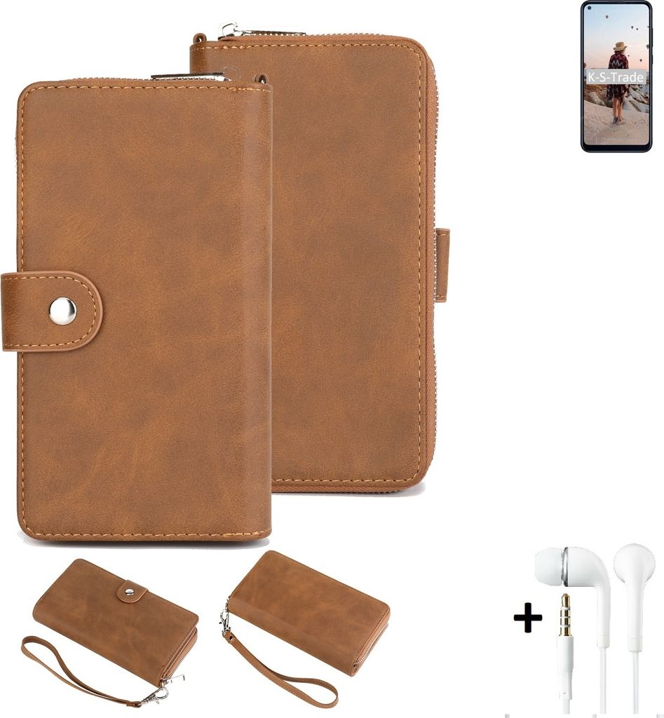 K-S-Trade 2in1 Handyhülle kompatibel mit Samsung Galaxy M11 + Kopfhörer Schutzhülle & Portemonnee Schutzhülle Tasche Handytasche Case Etui
