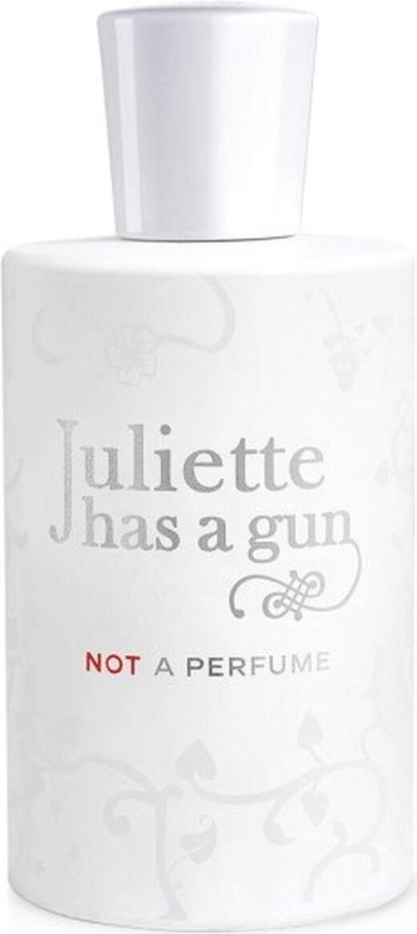 A white bottle of Juliette Has A Gun Not A Perfume Eau de Parfum.