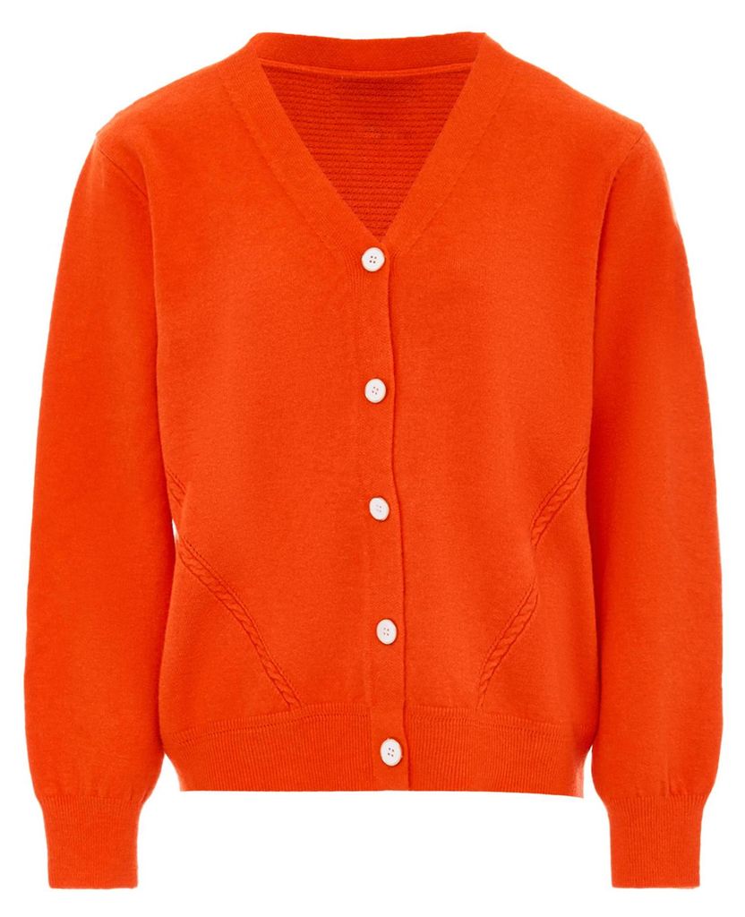 dulcey damen strickjacke - Orange, XS/S