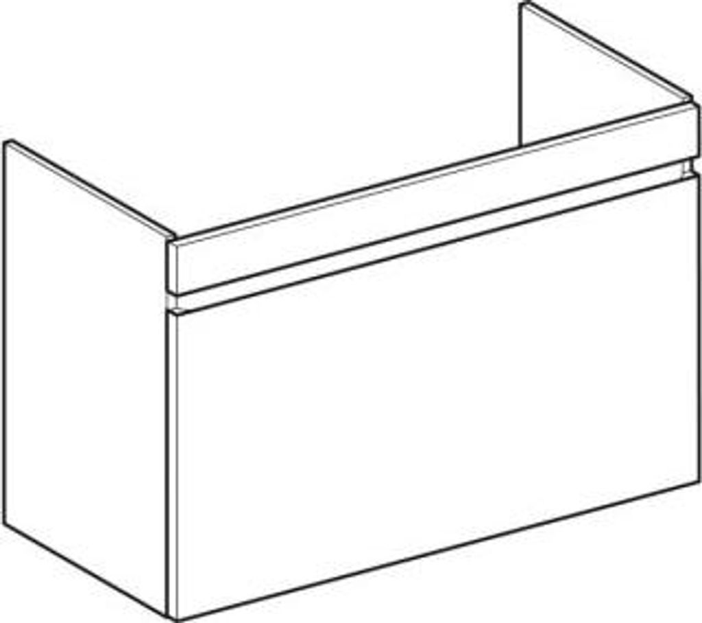 Geberit Renova Plan Unterschrank für Waschtisch, mit einer Schublade und einer Innenschublade, 92,8x60,6x44,6cm, 501.911.JR.1