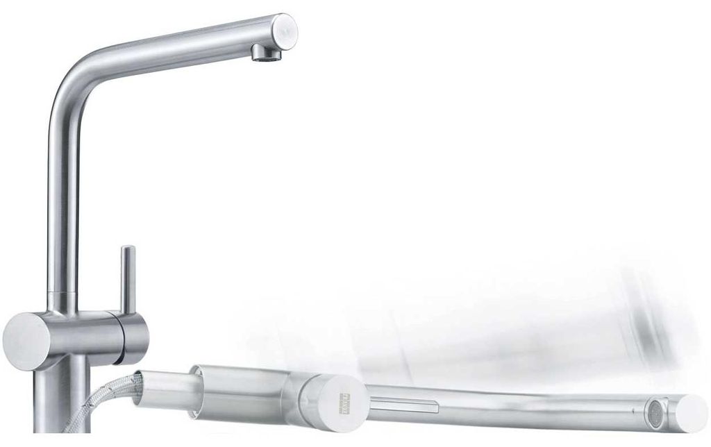 Franke Edelstahl Hochdruck Armatur, Wasserhahn Atlas Neo Produktbild 