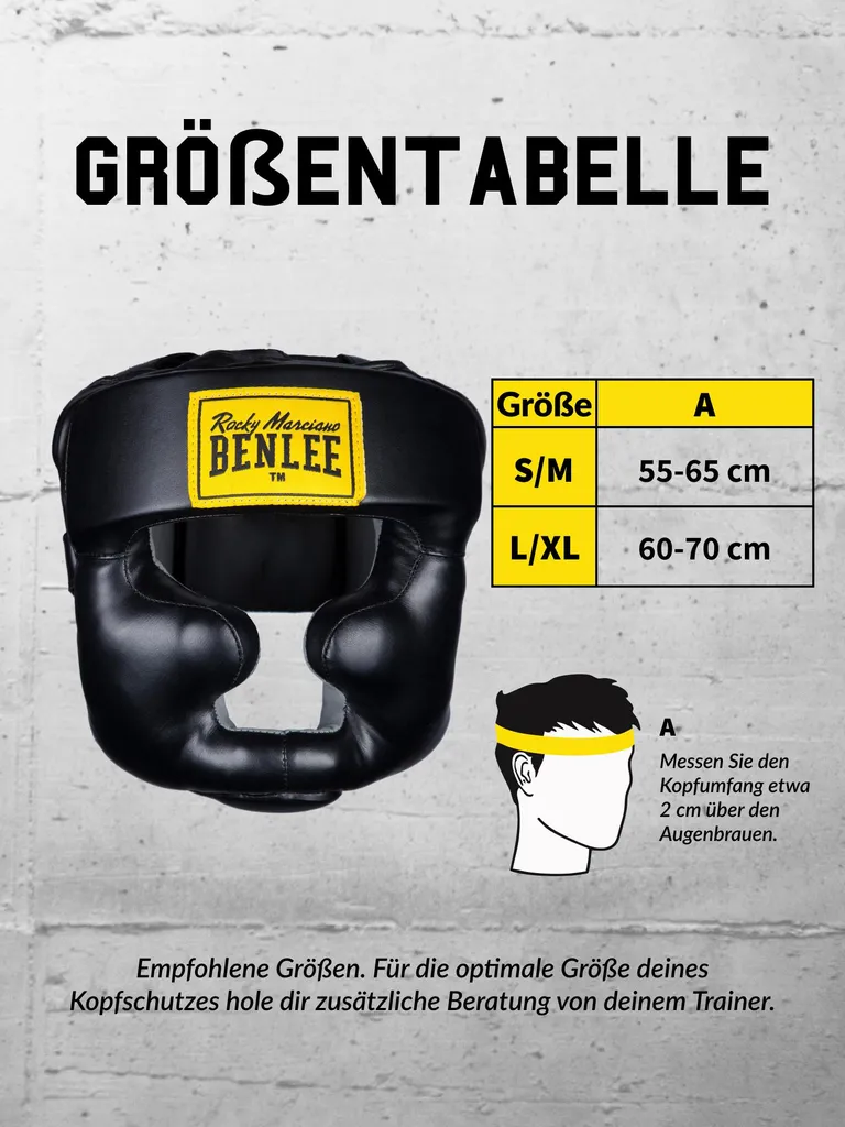 Casque de Sparring Benlee Full Protection pour Boxe et MMA Noir L/XL - 6