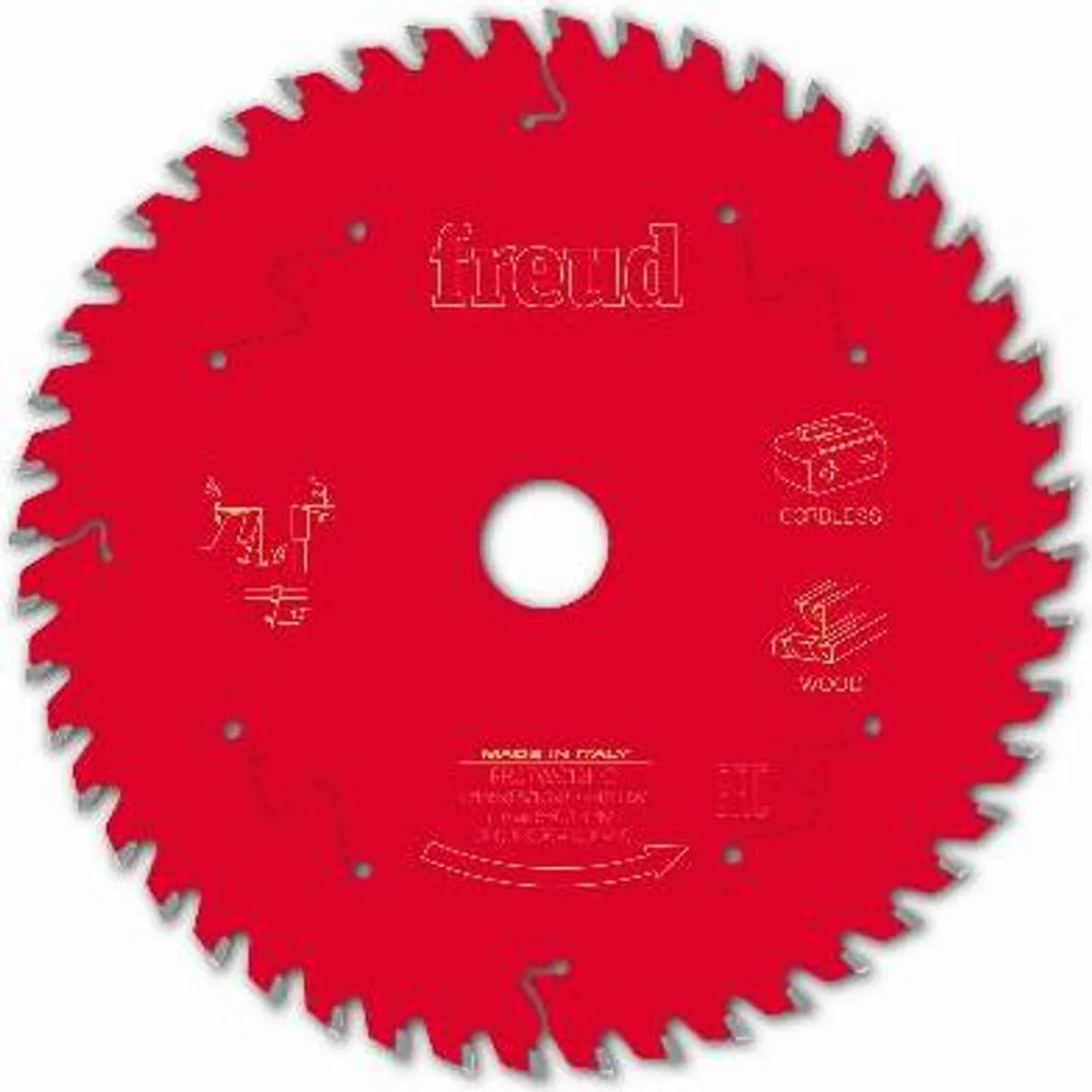 Lame Freud Ø165mm trait de scie fin 1.45mm Z48 pour coupes sans éclats