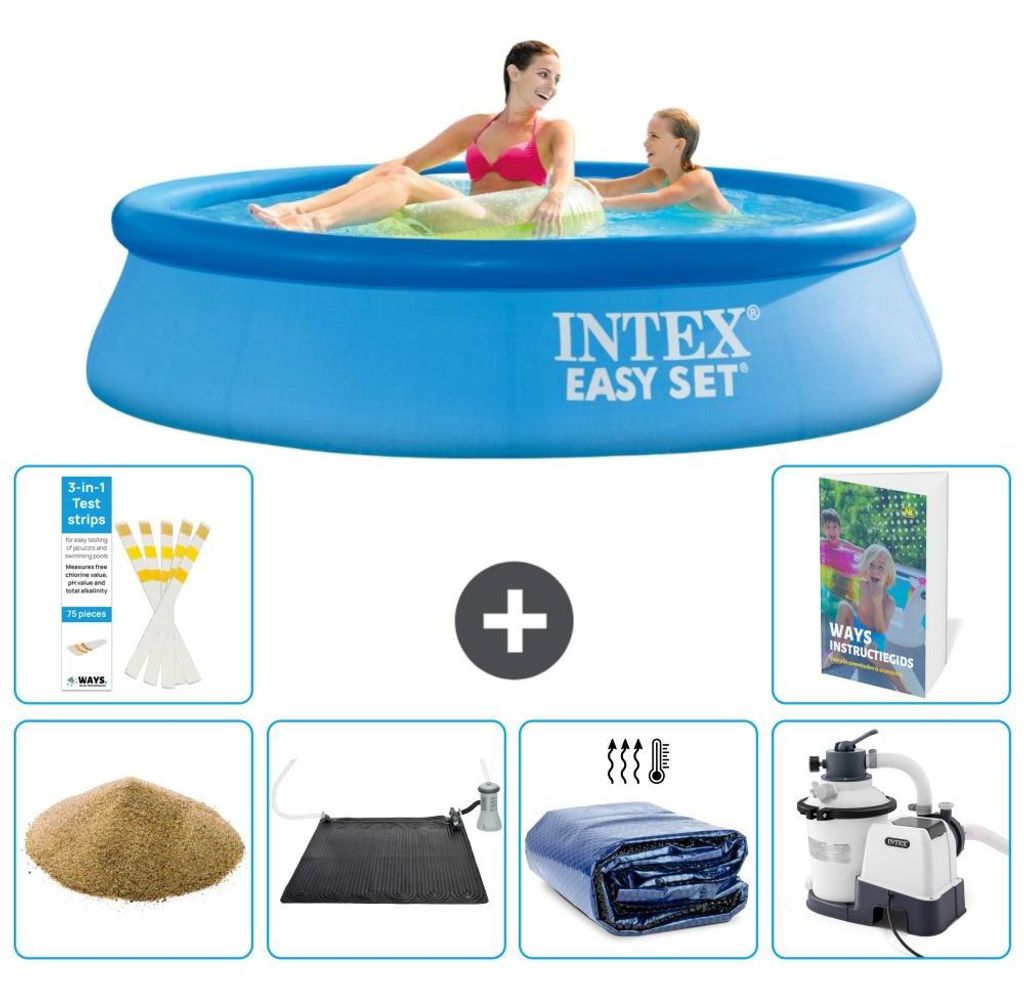 Easy Set Pool Rund - 244x61 cm - 7-teilig S69
