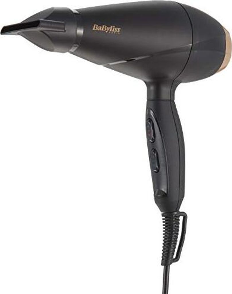 BaByliss 6704E Haartrockner 2000 W Schwarz, Gold