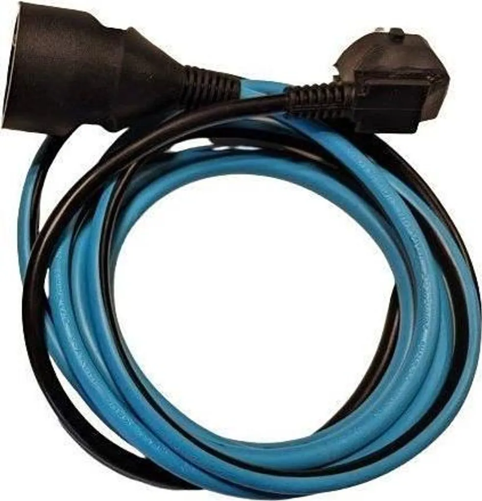 Prolunga Design 20 Metri 16A Nero/Turchese | Energia Ovunque