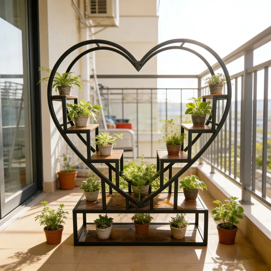 Support de rangement pour plantes et fleurs pour optimiser l'espace