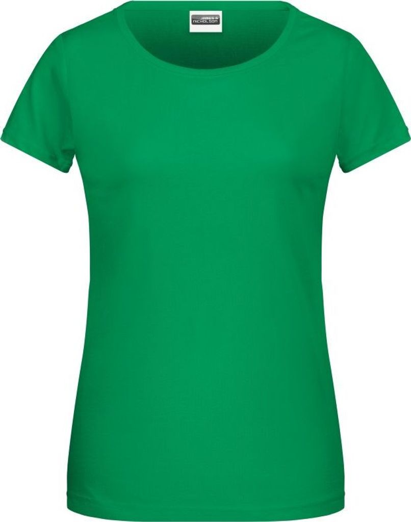 Ladies' Basic-T Damen T-Shirt in klassischer Form fern-green, Gr. S