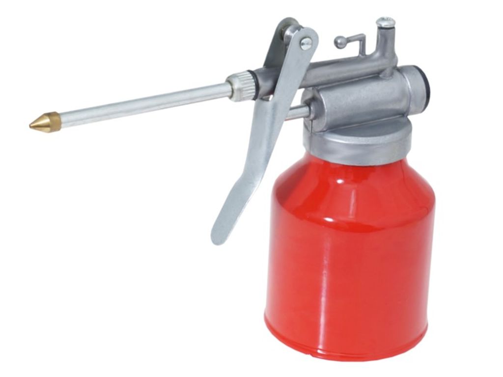 Metallölkanne mit Schlauch, 200 ml