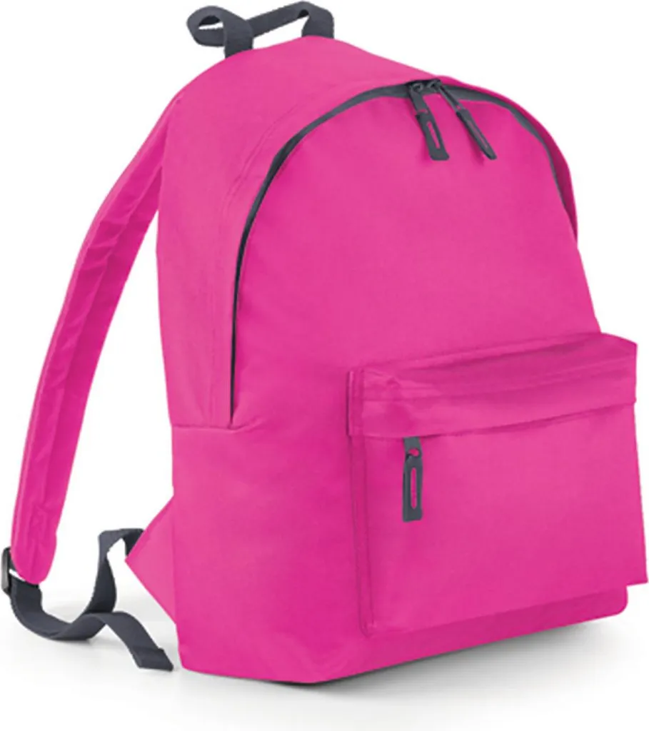 Zaino Bambini BagBase BG125J Fucsia/Grigio: Comfort e Stile