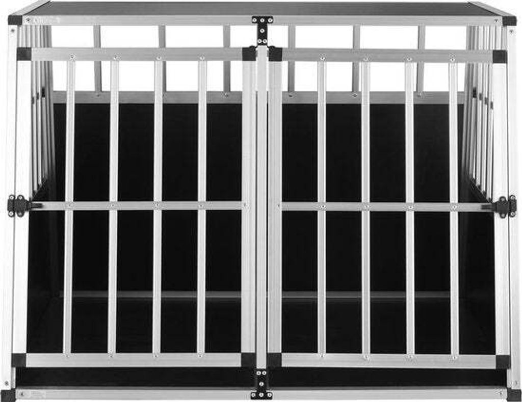 CADOCA® Hundetransportbox Aluminium Hundebox Kofferraum Produktbild 9