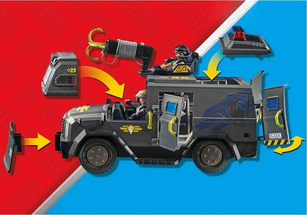 Terénne vozidlo  City Action SWAT Obrázok produktu 13