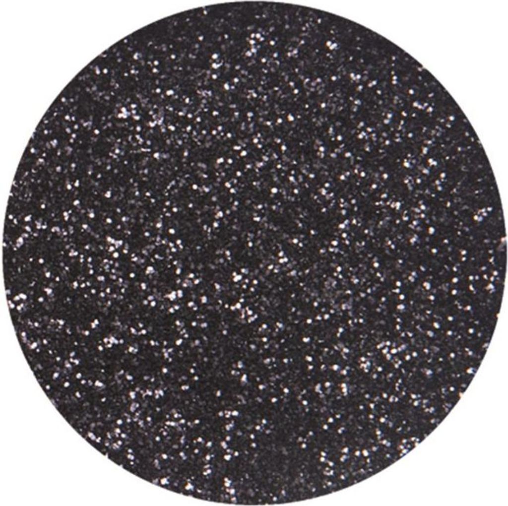 Glorex Brillant-Glitter fine schwarz 10 g