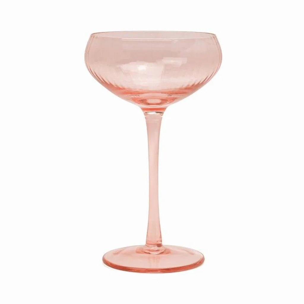 Coppa Cocktail The Lou Rosa Blush | Set 2 Bicchieri Vetro 177ml