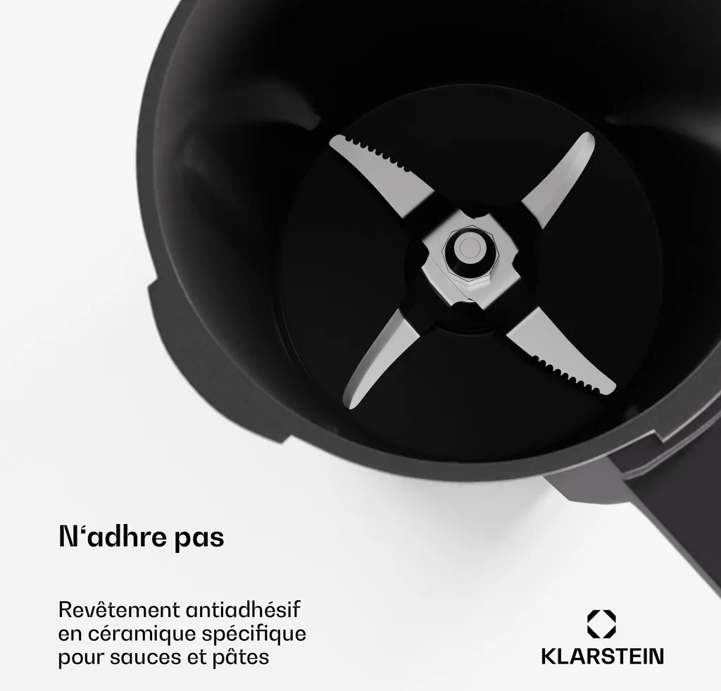 Récipient en Céramique Grande Taille 3,2 Litres pour Robot 1700W 4en1