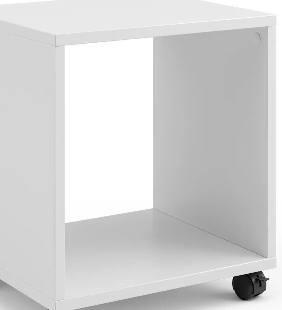 Table Basse Blanche Compacte Vicco 34158 - Finition Haute Qualité