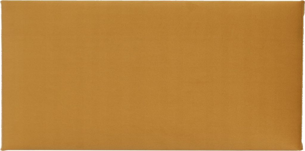 Polsterpaneel Wandpolster Bettkopfteil Rechteck Komvortowy 30x60 cm Gelb Smart Velvet