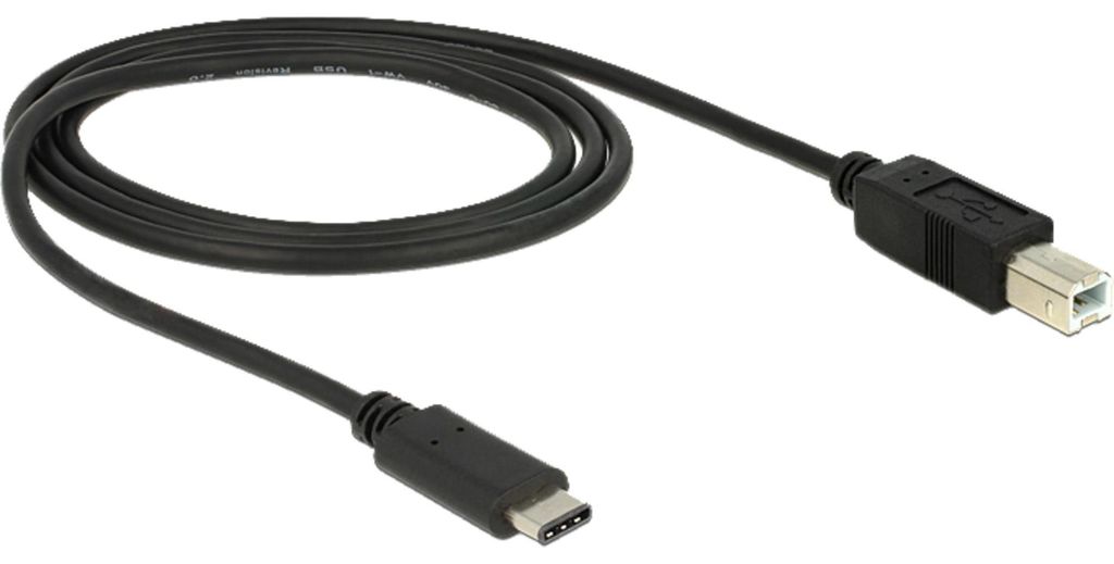 Delock 83601 USB Kabel Delock C -> B St/St 1.00m Immagine del prodotto 