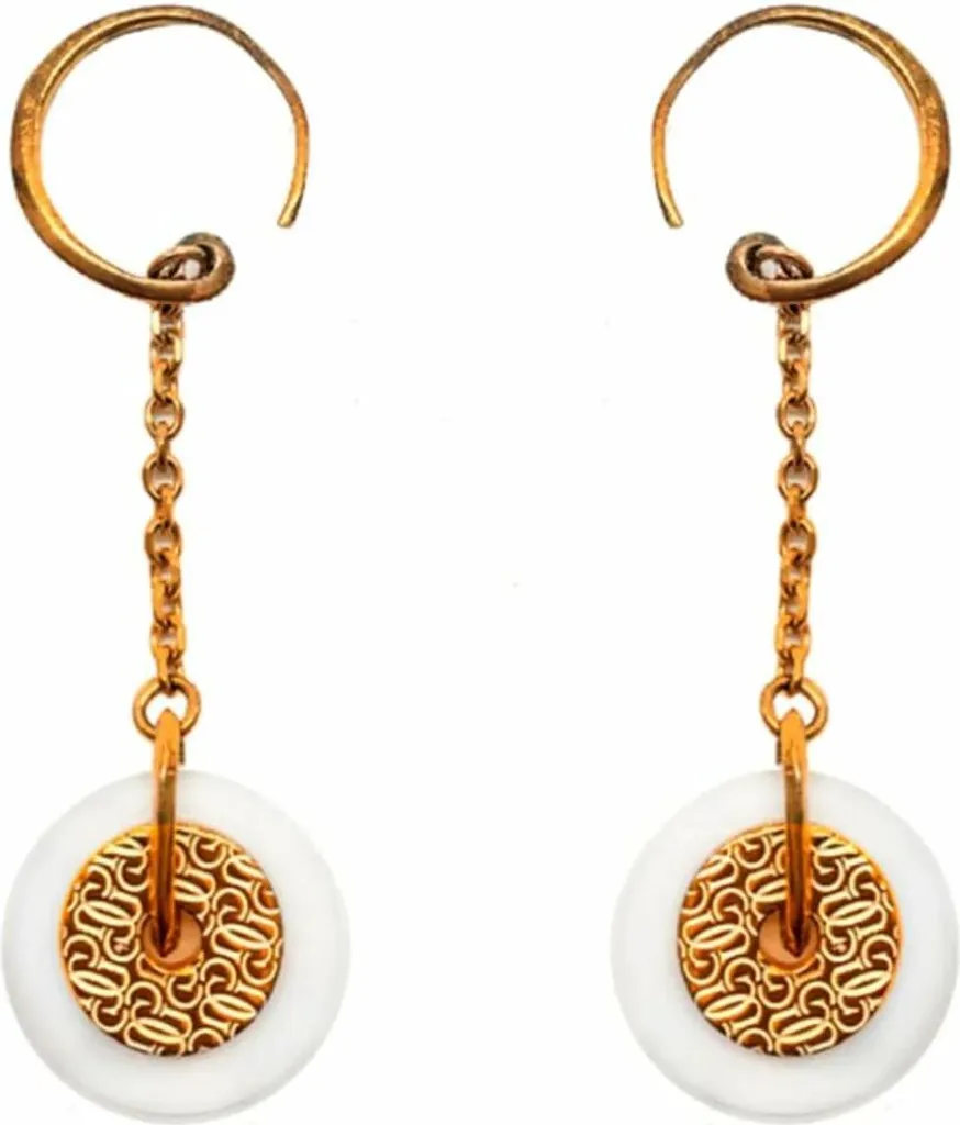Boucles d'oreilles Guess CWE10901 en Acier Inoxydable et Cristaux 1cm