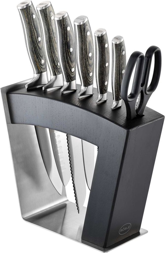RÖSLE "RÖSLE Messerblock MoveX schwarz unbestückt 15042" Produktbild 