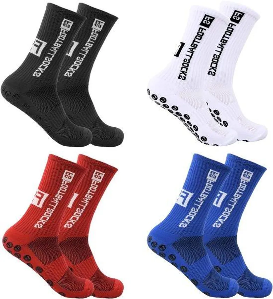 Chaussettes de cyclisme et randonnée avec grip antidérapant, lot de 3