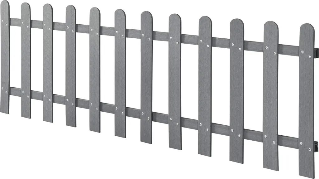 Clôture de jardin HKC Imperméable Benjamin - Finition Gris 60 x 200 cm