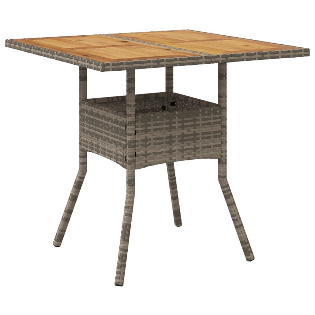 vidaXL Tavolo da giardino con piano in legno di acacia Immagine del prodotto 