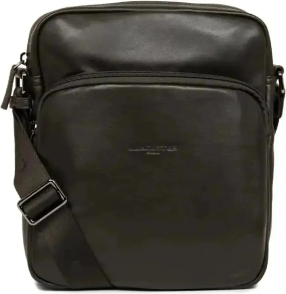 Sacca Cuir Lancaster 320-12 Marrone | Tracolla Uomo Soft Vintage