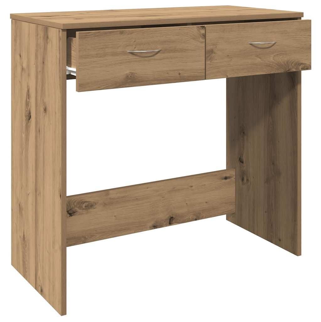 vidaXL Artisan dubový stůl 80x40x75 cm materiál na bázi Obrázek produktu 