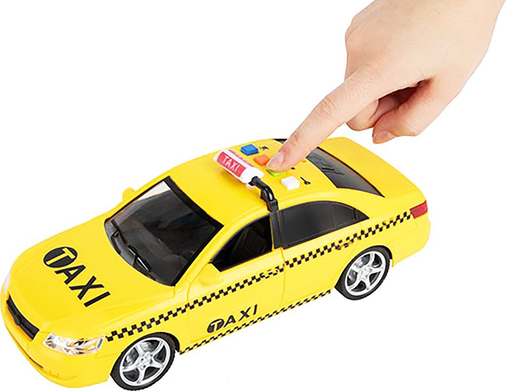 Toi-toys Auto als Taxi mit Rückzug Licht und Sound Produktbild 3