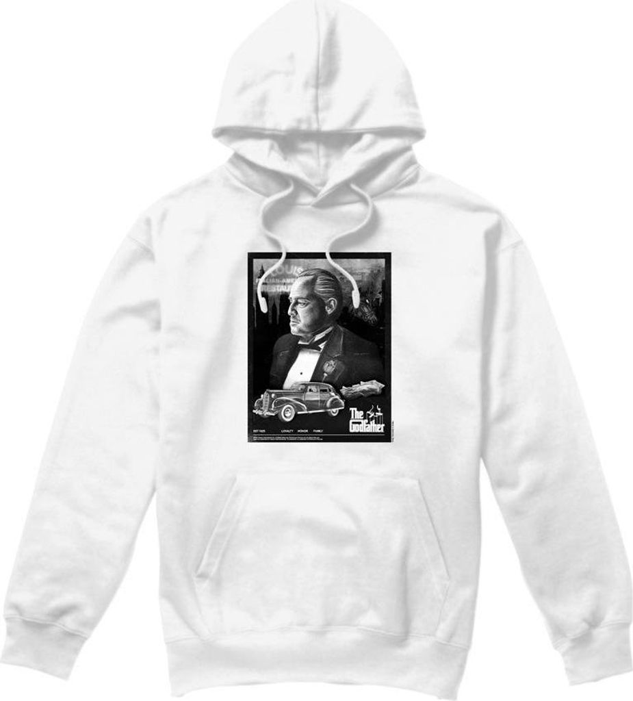 The Godfather - Kapuzenpullover für Herren TV8985 (S) (Weiß)