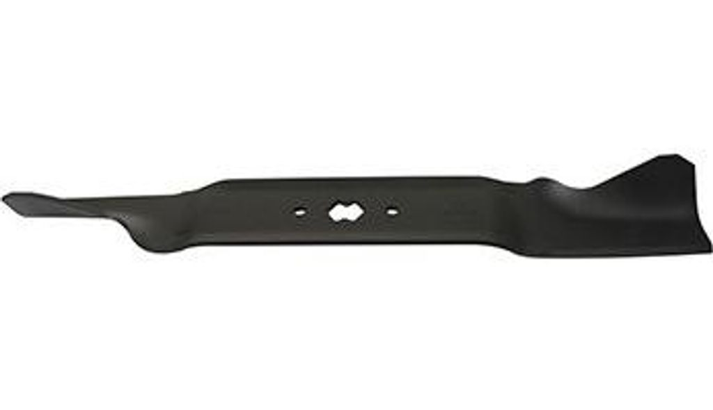 Anpassbare Aufsaugklinge für MTD Rasenmäher 19 - 38'', B11-38'' - L: 490mm, Zentralbohrung mit Stern, Lochabstand: 63,5mm. Ersatz für O