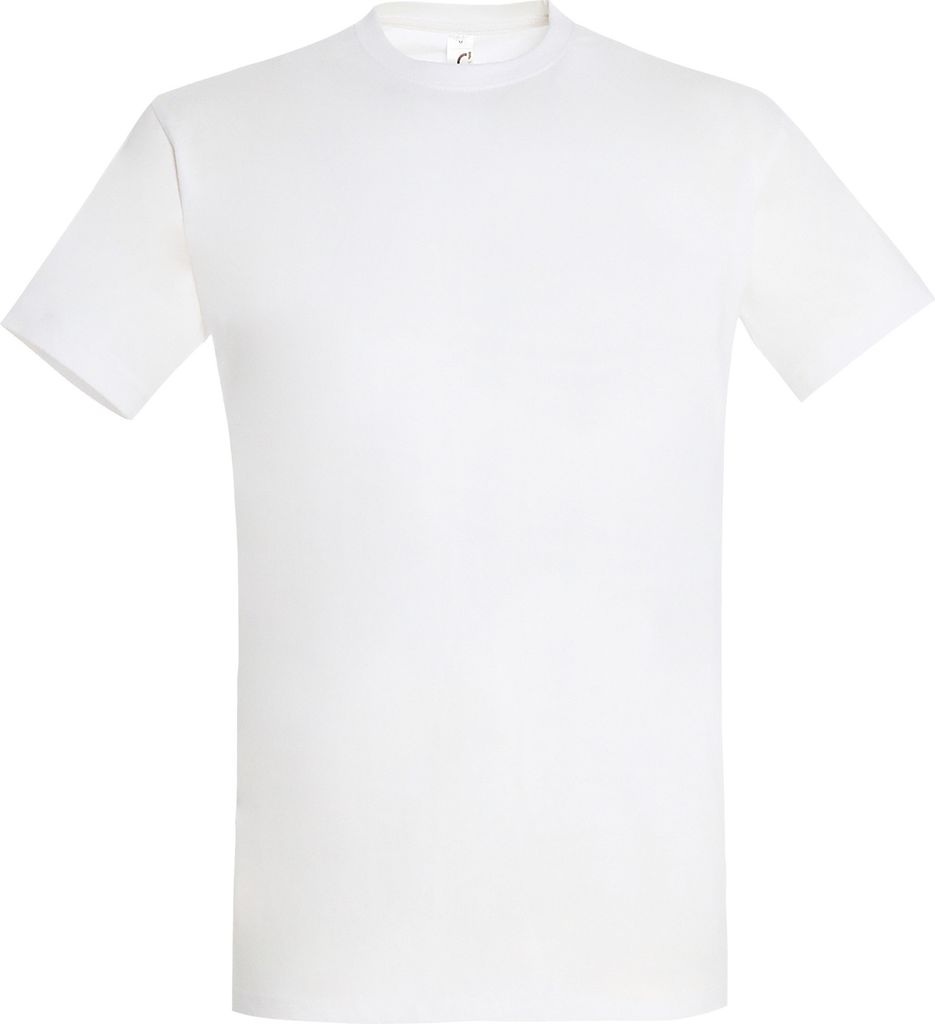 SOLS Imperial Herren T-Shirt, Kurzarm PC290 (L) (Weiß)