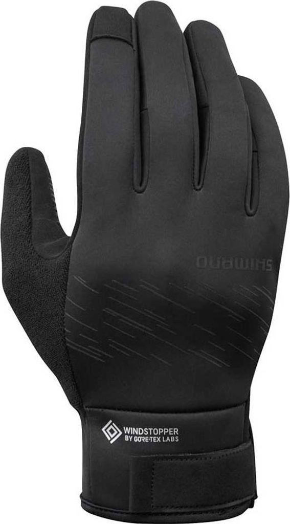 Shimano Windstopper Insulated Handschuhe Schwarz S Mann Schwarz S