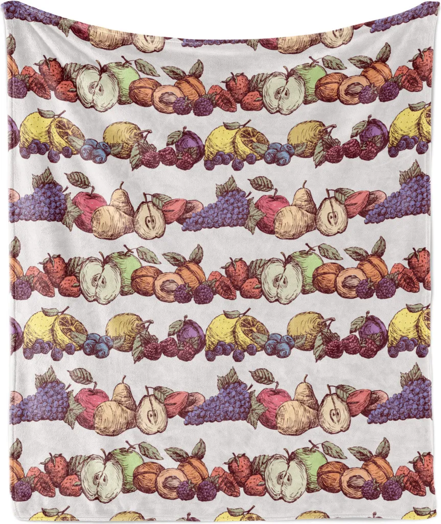 FJAUOQ Coperta per bambini con fragole e mucca, super morbida, per neonati, accogliente, coperta per passeggino, coperta per culla 101,6 x 76,2 cm per neonato/cucciolo