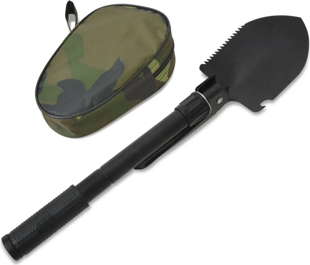 Vanga pieghevole Acciaio al carbonio nero