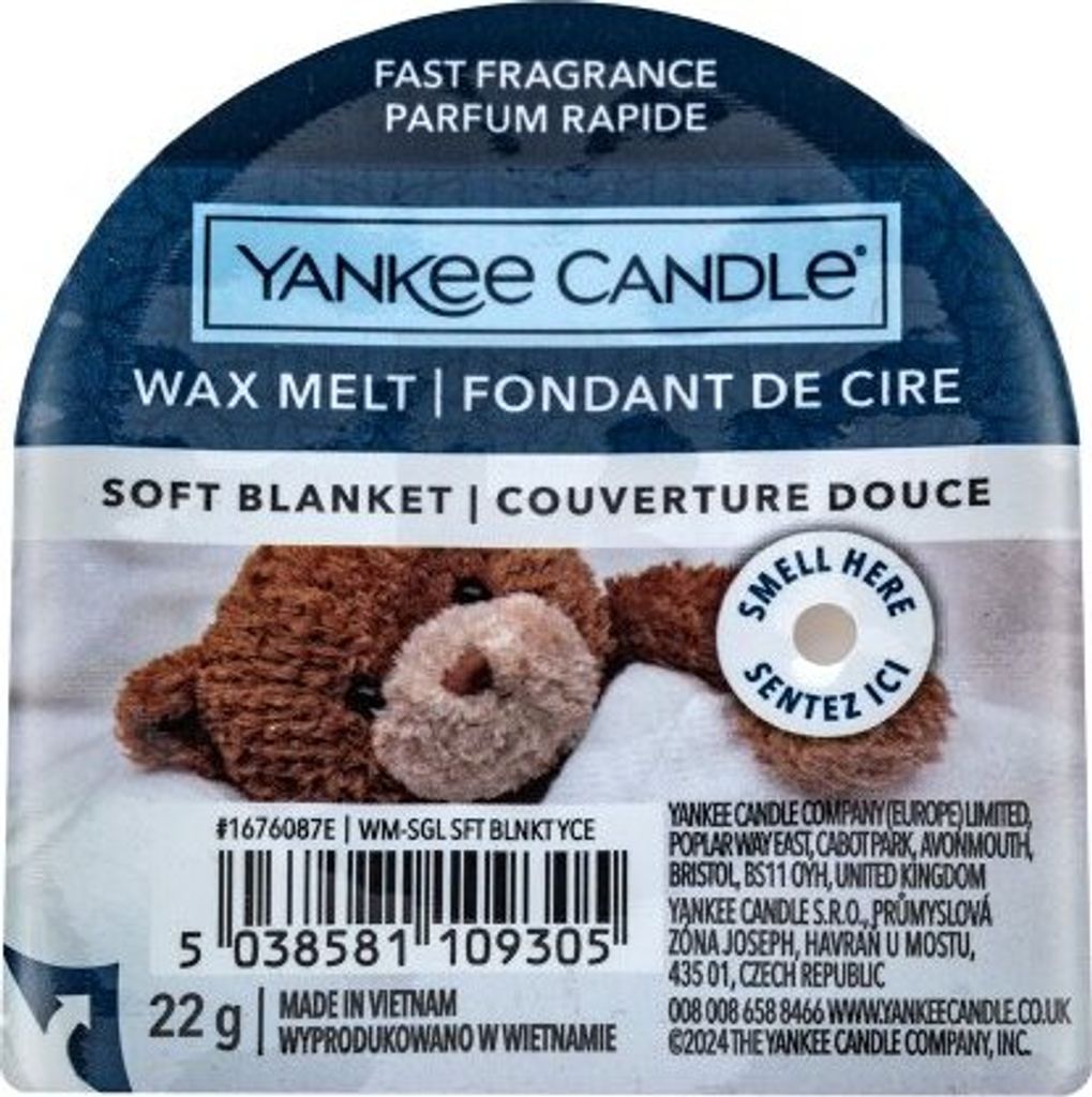 Yankee Candle Soft Blanket Duftwachs 22 g Produktbild 