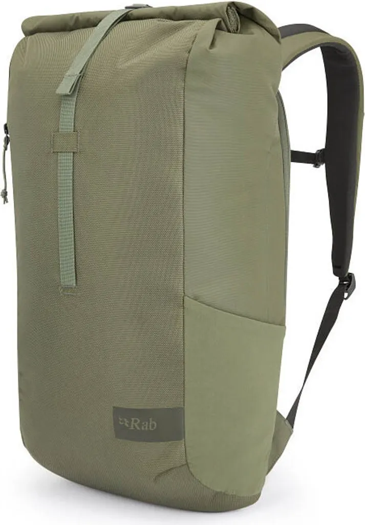 Sac à Dos de Ville Rab Depot 25 - Sacoche Ordinateur Olive avec Roll Top