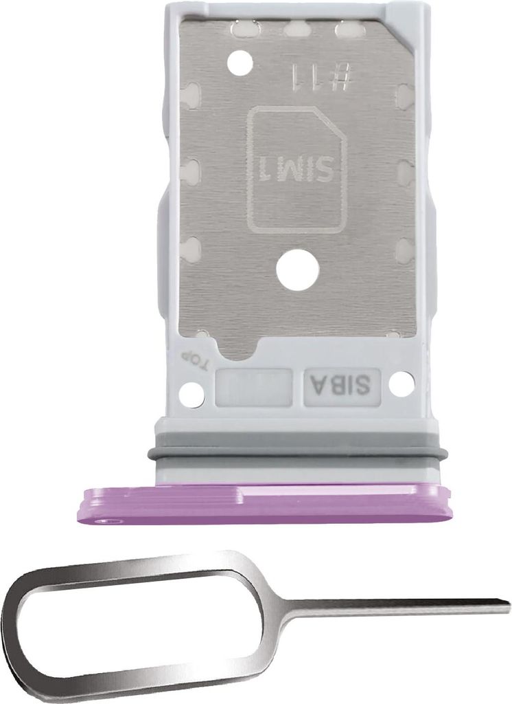 Samsung Galaxy S24 / Plus 5G Sim Karten Halter Tray Adapter Fach Stecker Slot Nadel Pin Dual Cobalt Violet