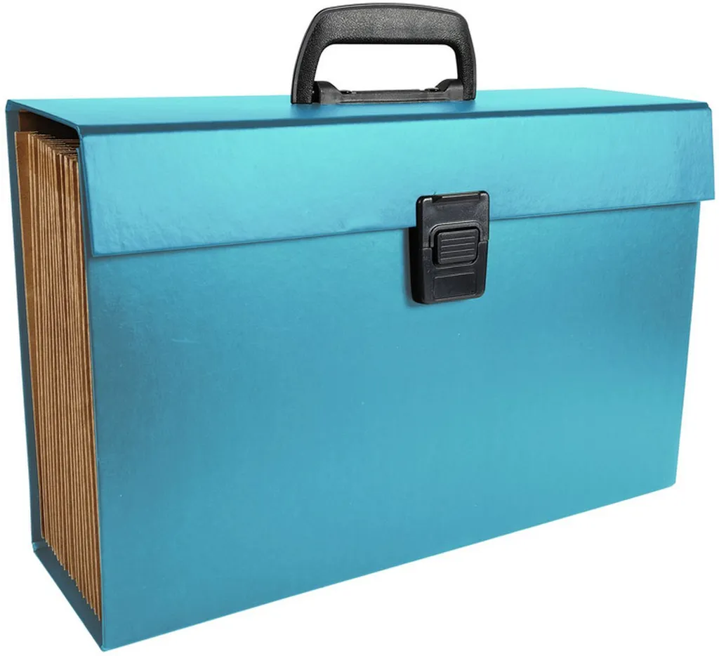 Trieur valisette 20 compartiments A4 pour documents Exacompta transportable