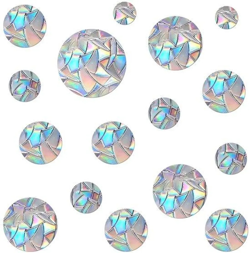 Protection oiseaux lot de 64 ronds autocollants résistants aux UV