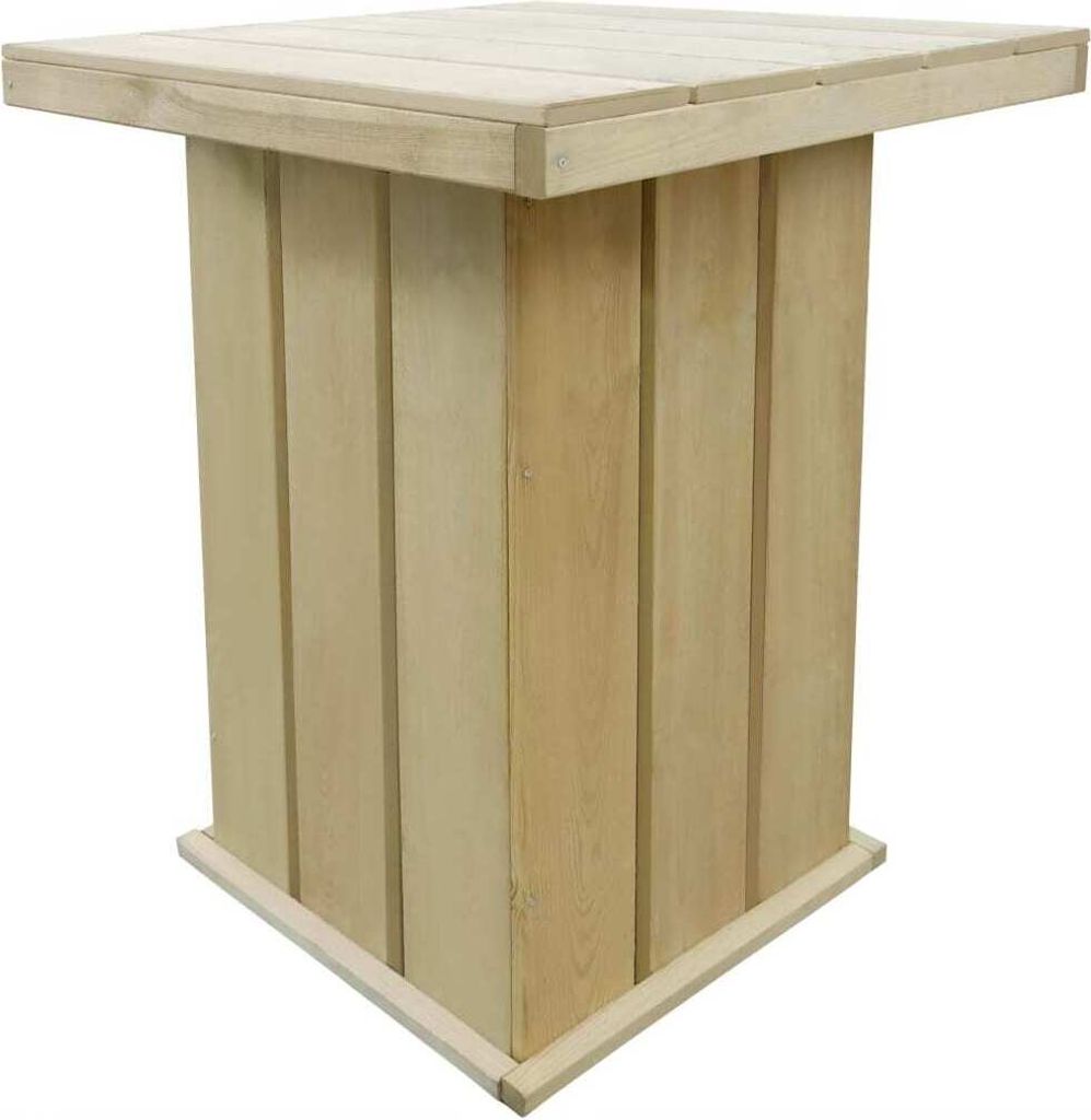 Möbel Bartisch 75×75×110 cm Imprägniertes Kiefernholz - Gartentische 44910