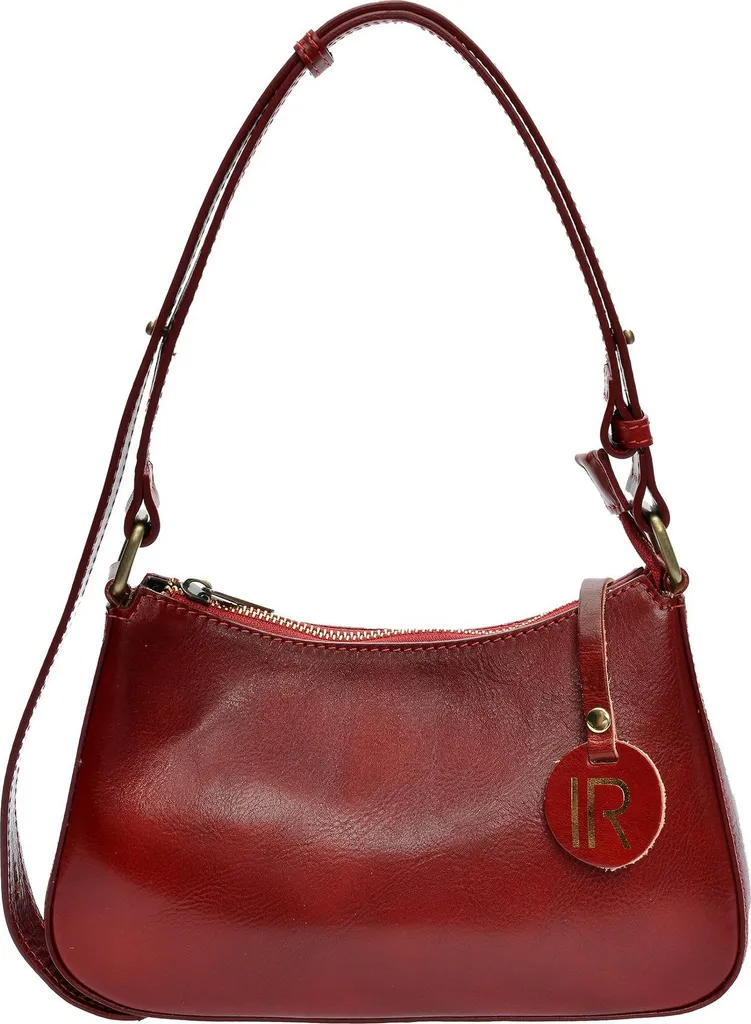 Sac bandoulière Isabella Rhea IR 3156 rouge cuir résistant et léger