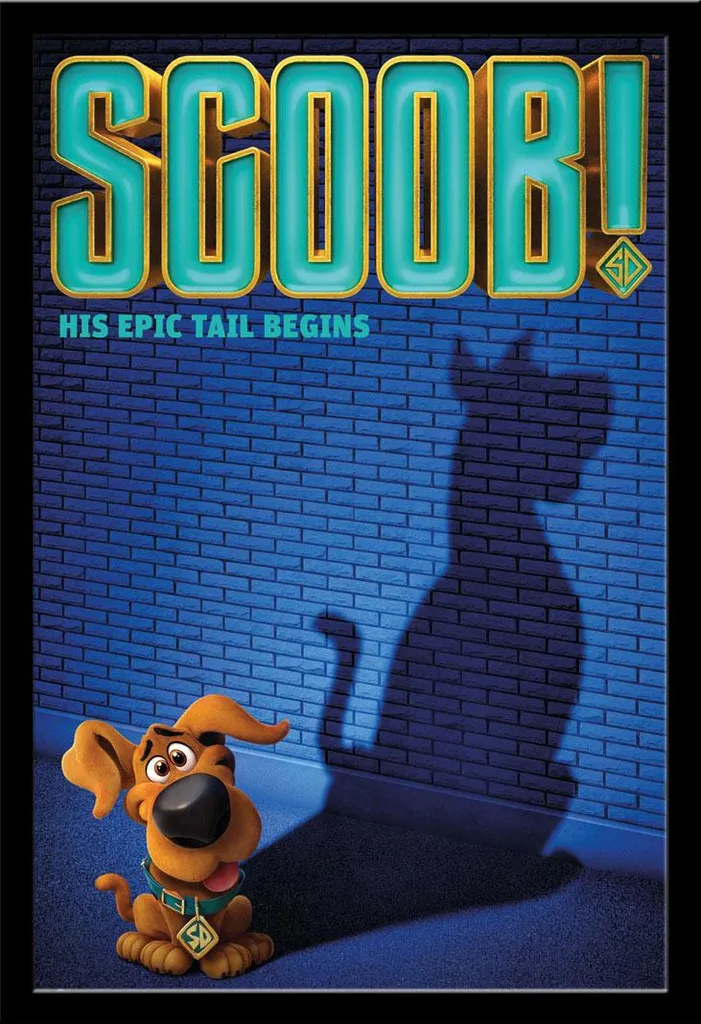 Set Poster SCOOB! e Cornice Shinsuke - Sicurezza Infrangibile MDF