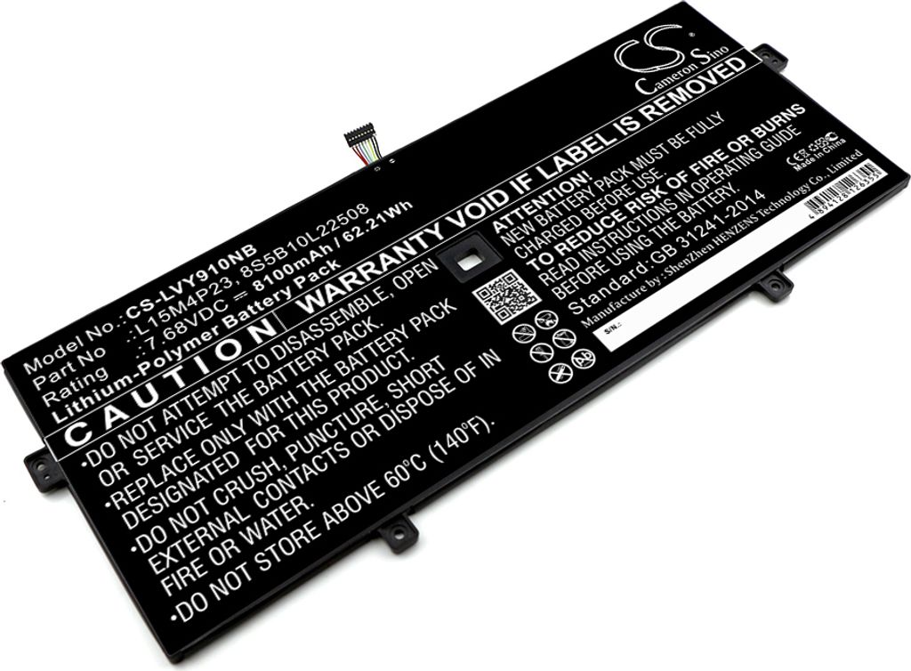 TECHTEK Laptop Akkus Kompatibel mit [Lenovo] Yoga 5 Pro, Yoga 5 Pro(512G), YOGA 910, YOGA 910-13IKB, YOGA 910-13IKB-80VF00BVHH, Yoga 910-13IKB-80VF00