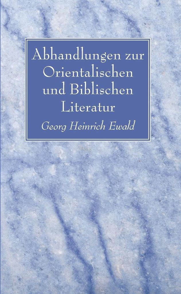Abhandlungen zur Orientalischen und Biblischen Literatur