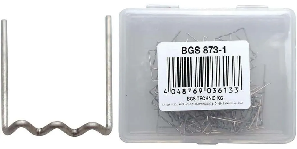 Agrafes en acier durable D.0,6 mm forme U - Fixation précise D-Work 100x