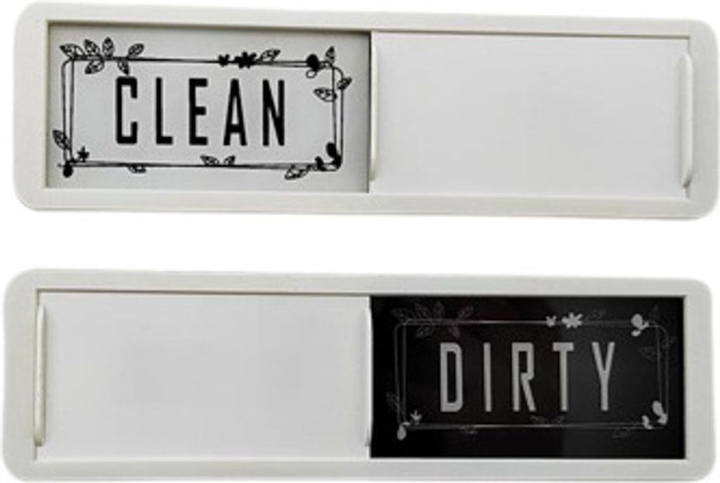 INF Magnet für das Schild „Spülmaschine sauber/schmutzig“.